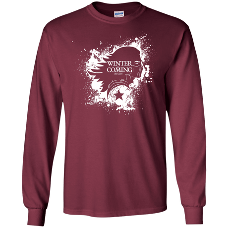 T-Shirts Maroon / S Bucky Black Men's Long Sleeve T-Shirt