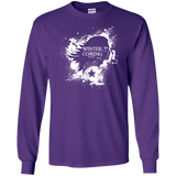 T-Shirts Purple / S Bucky Black Men's Long Sleeve T-Shirt