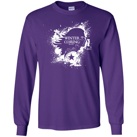 T-Shirts Purple / S Bucky Black Men's Long Sleeve T-Shirt