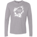 T-Shirts Heather Grey / S Bucky Black Men's Premium Long Sleeve