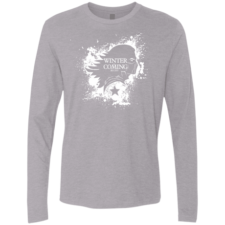 T-Shirts Heather Grey / S Bucky Black Men's Premium Long Sleeve