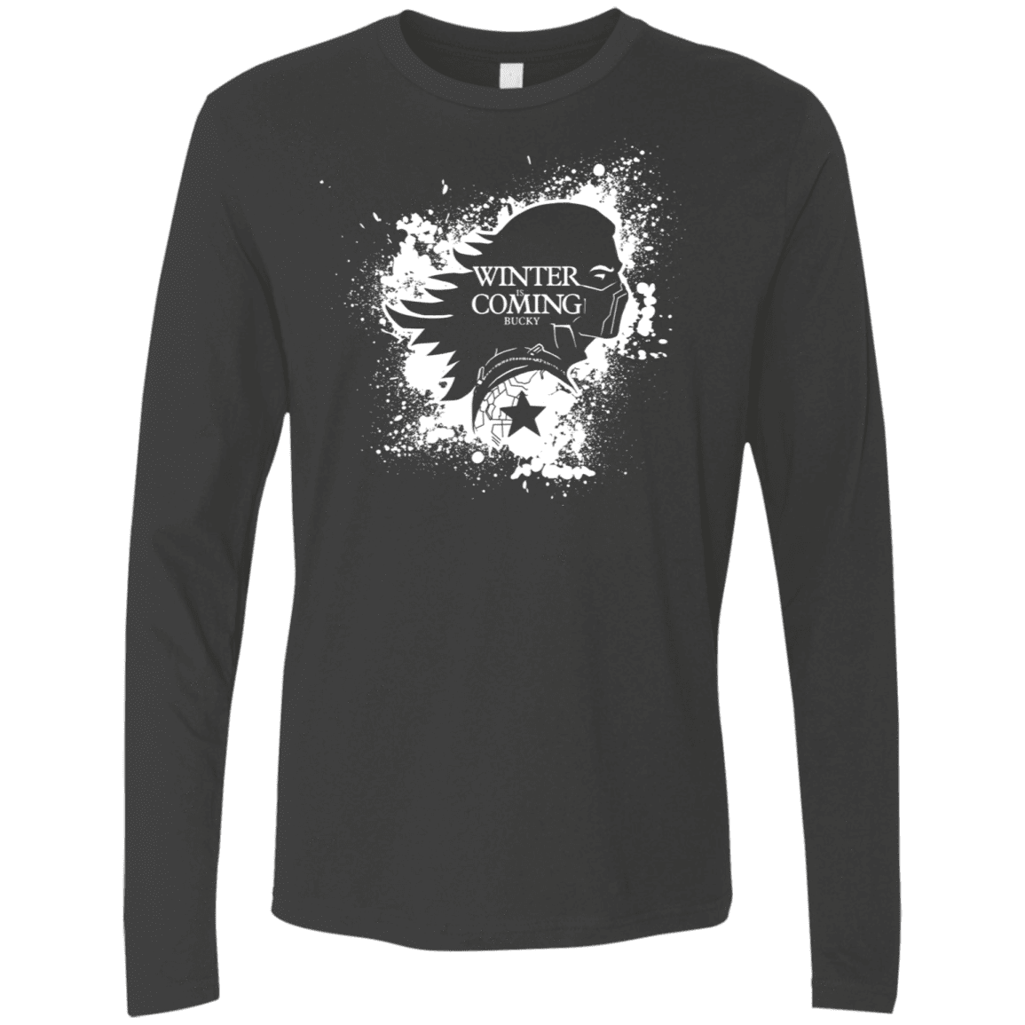 T-Shirts Heavy Metal / S Bucky Black Men's Premium Long Sleeve