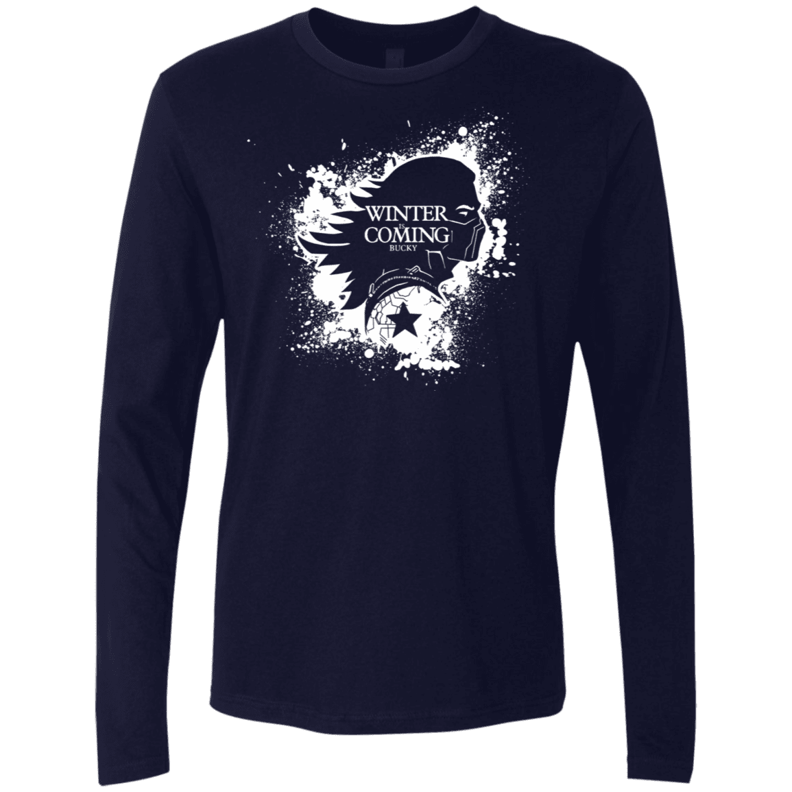 T-Shirts Midnight Navy / S Bucky Black Men's Premium Long Sleeve