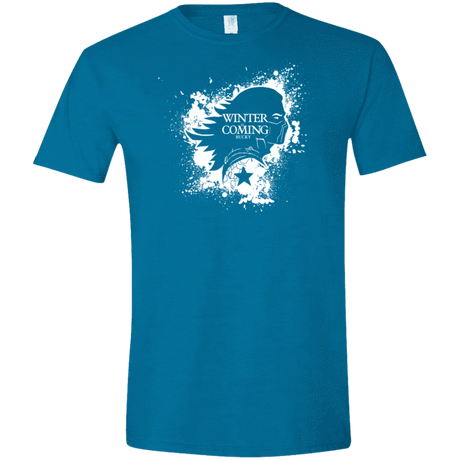 T-Shirts Antique Sapphire / S Bucky Black Men's Semi-Fitted Softstyle