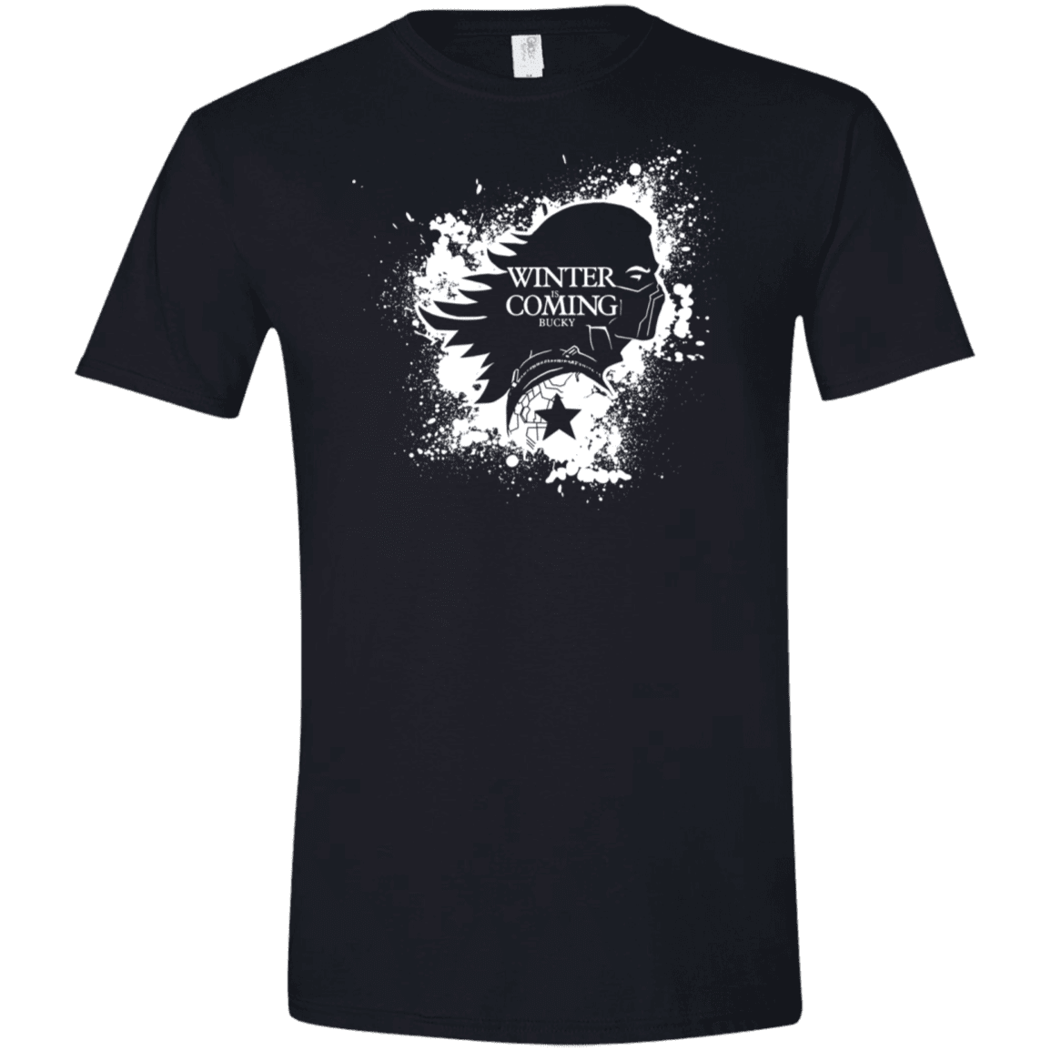 T-Shirts Black / X-Small Bucky Black Men's Semi-Fitted Softstyle