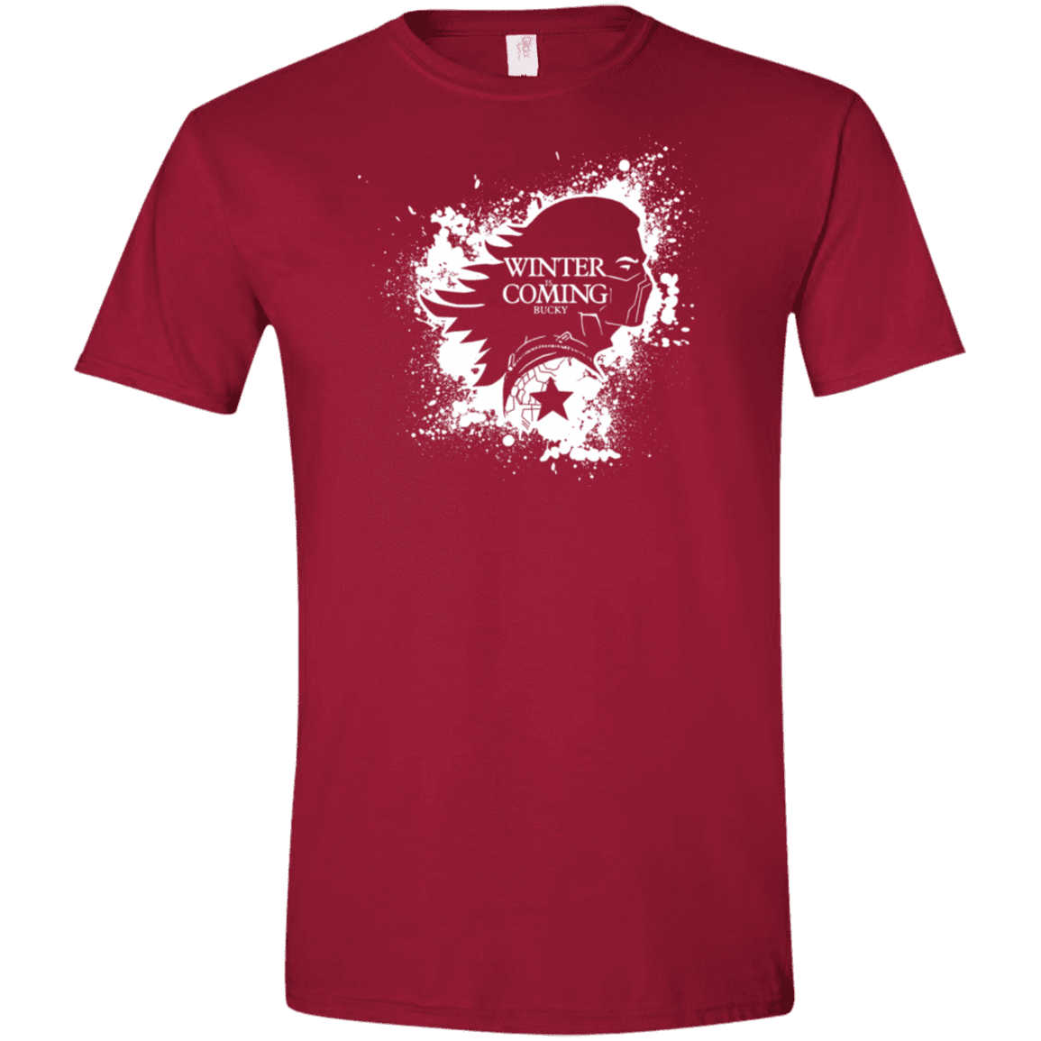 T-Shirts Cardinal Red / S Bucky Black Men's Semi-Fitted Softstyle