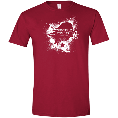 T-Shirts Cardinal Red / S Bucky Black Men's Semi-Fitted Softstyle