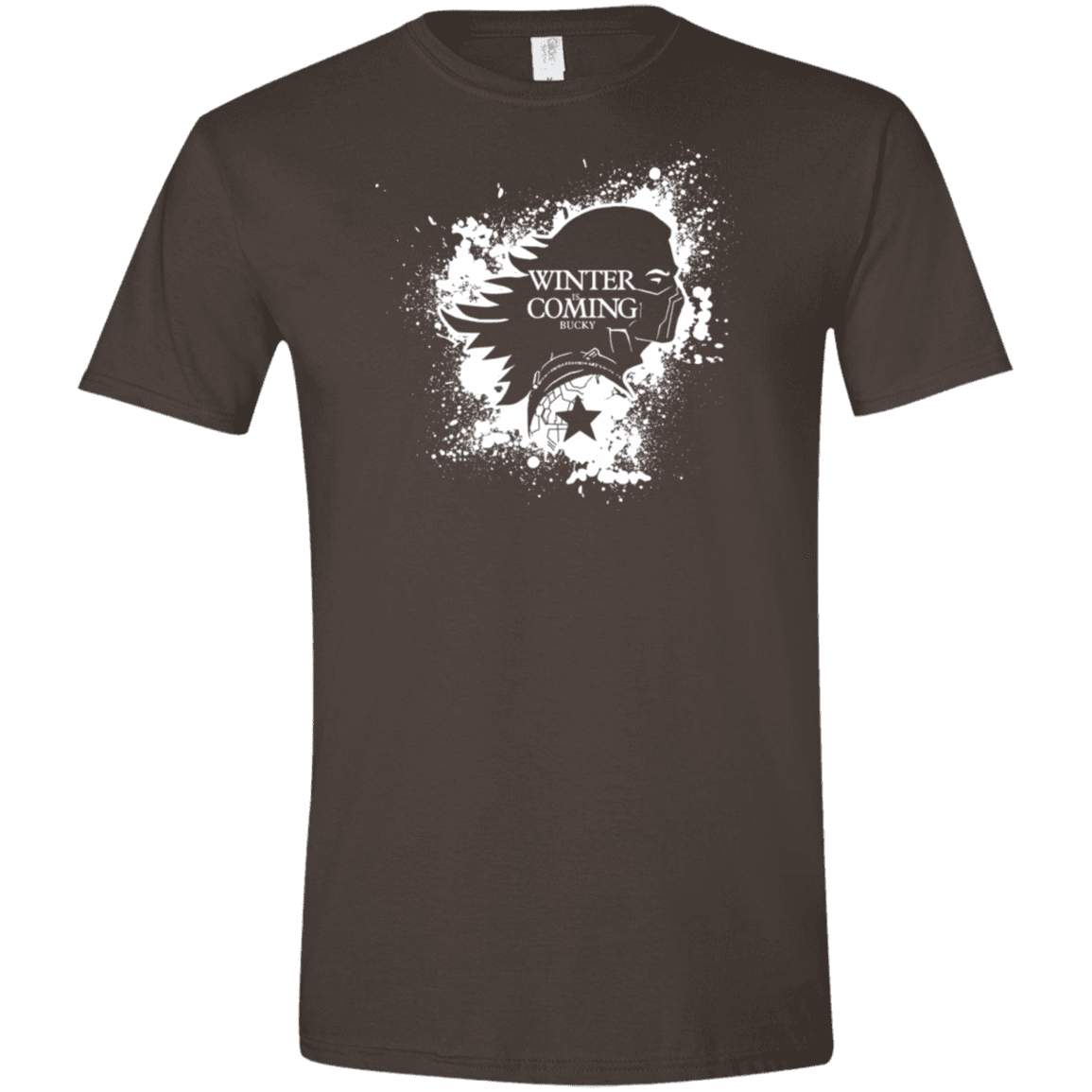 T-Shirts Dark Chocolate / S Bucky Black Men's Semi-Fitted Softstyle