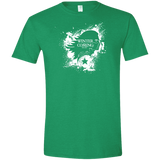 T-Shirts Heather Irish Green / M Bucky Black Men's Semi-Fitted Softstyle