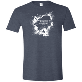 T-Shirts Heather Navy / S Bucky Black Men's Semi-Fitted Softstyle