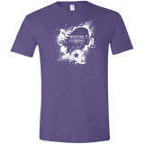 T-Shirts Heather Purple / S Bucky Black Men's Semi-Fitted Softstyle