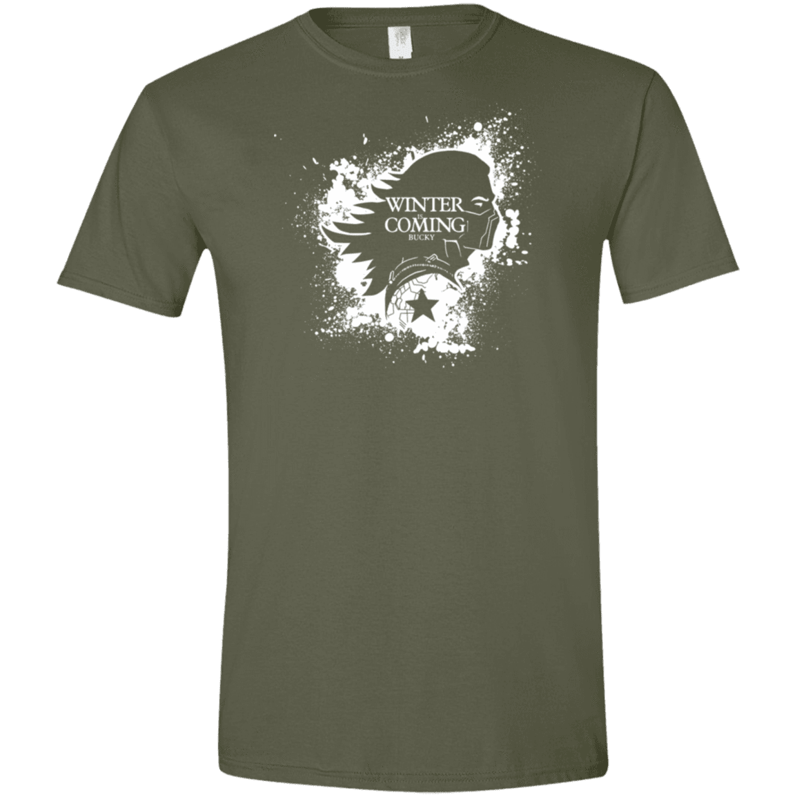 T-Shirts Military Green / S Bucky Black Men's Semi-Fitted Softstyle