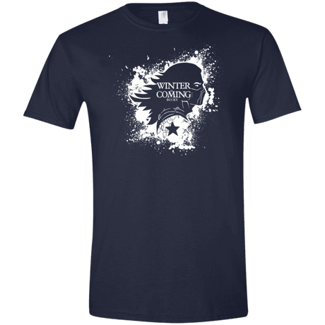 T-Shirts Navy / X-Small Bucky Black Men's Semi-Fitted Softstyle