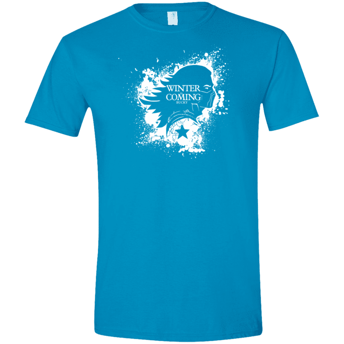 T-Shirts Sapphire / S Bucky Black Men's Semi-Fitted Softstyle