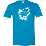 T-Shirts Sapphire / S Bucky Black Men's Semi-Fitted Softstyle