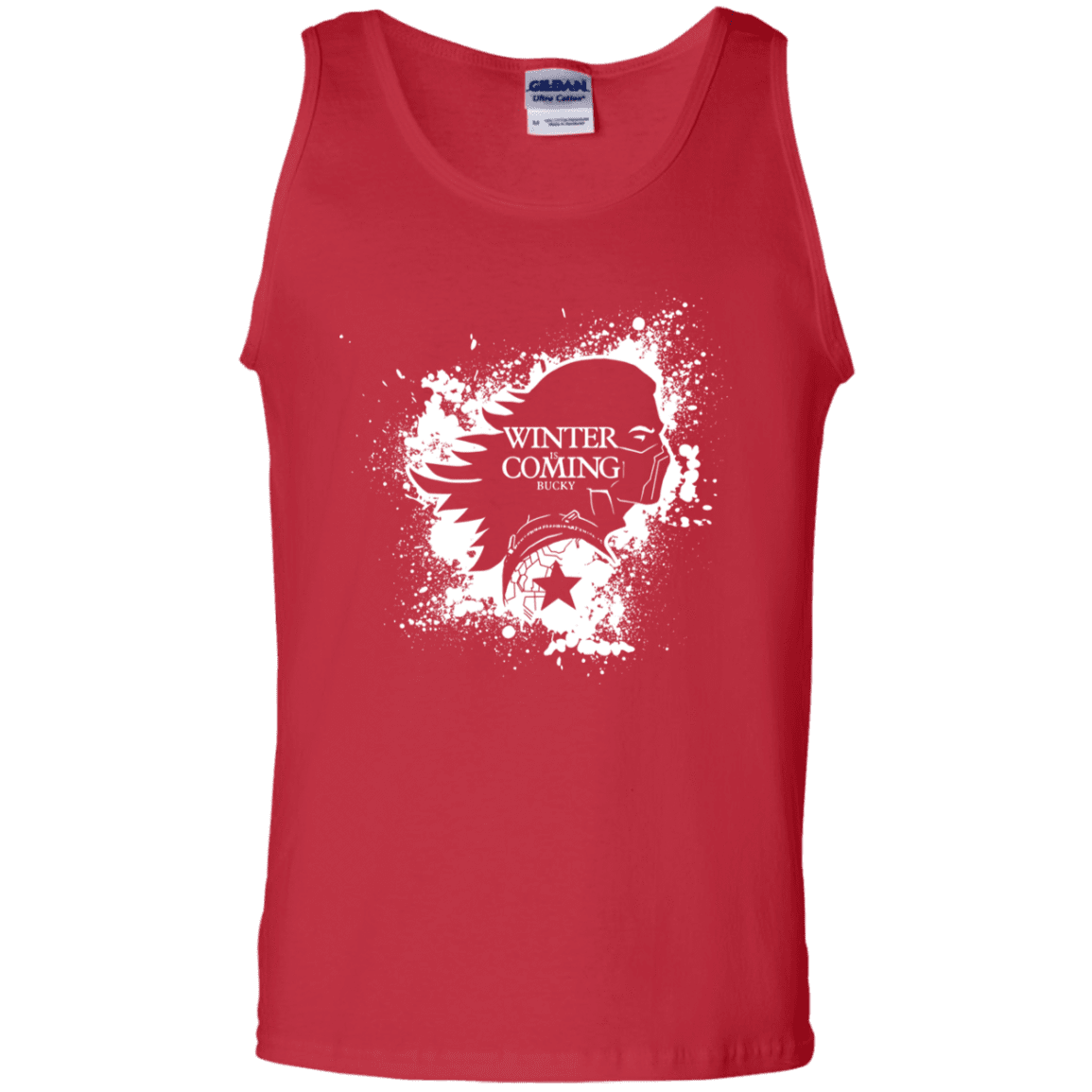 T-Shirts Red / S Bucky Black Men's Tank Top