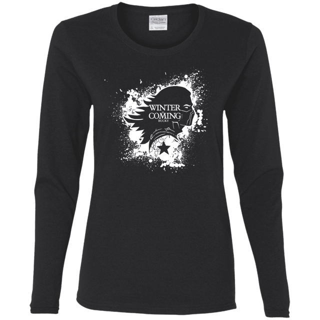 T-Shirts Black / S Bucky Black Women's Long Sleeve T-Shirt