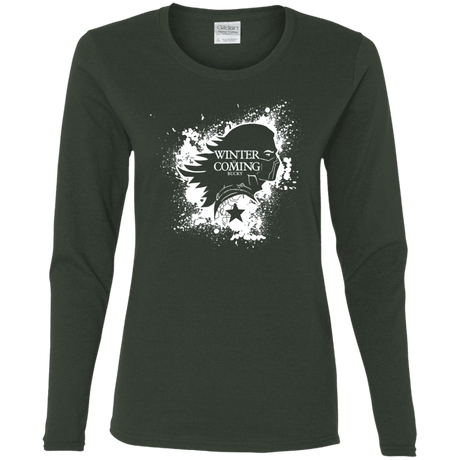 T-Shirts Forest / S Bucky Black Women's Long Sleeve T-Shirt