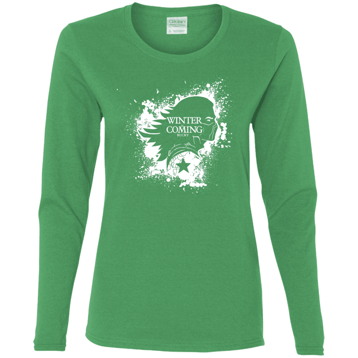 T-Shirts Irish Green / S Bucky Black Women's Long Sleeve T-Shirt