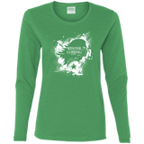 T-Shirts Irish Green / S Bucky Black Women's Long Sleeve T-Shirt