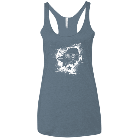 T-Shirts Indigo / X-Small Bucky Black Women's Triblend Racerback Tank