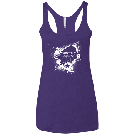 T-Shirts Purple Rush / X-Small Bucky Black Women's Triblend Racerback Tank