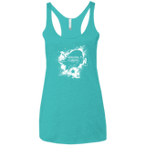 T-Shirts Tahiti Blue / X-Small Bucky Black Women's Triblend Racerback Tank