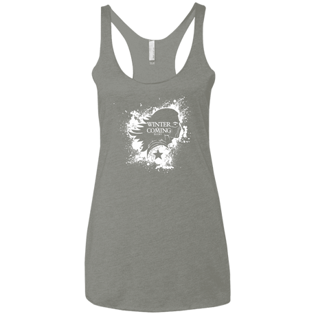 T-Shirts Venetian Grey / X-Small Bucky Black Women's Triblend Racerback Tank