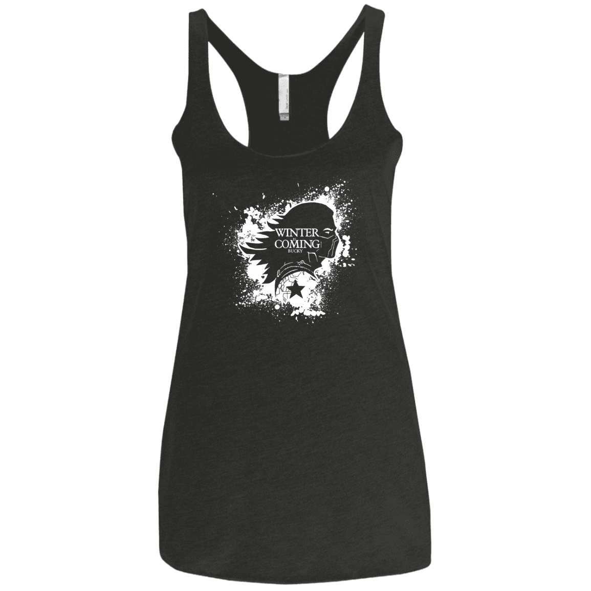 T-Shirts Vintage Black / X-Small Bucky Black Women's Triblend Racerback Tank