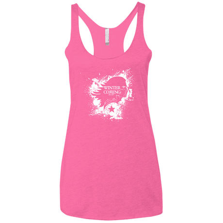T-Shirts Vintage Pink / X-Small Bucky Black Women's Triblend Racerback Tank