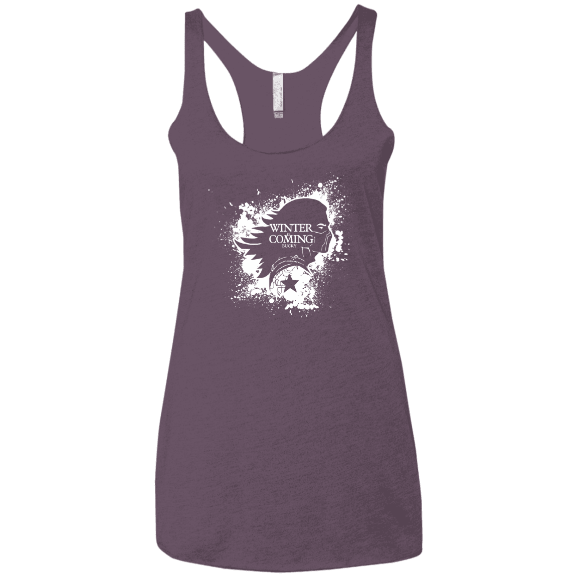 T-Shirts Vintage Purple / X-Small Bucky Black Women's Triblend Racerback Tank