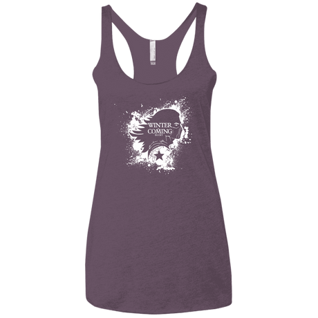 T-Shirts Vintage Purple / X-Small Bucky Black Women's Triblend Racerback Tank