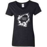 T-Shirts Black / S Bucky Black Women's V-Neck T-Shirt