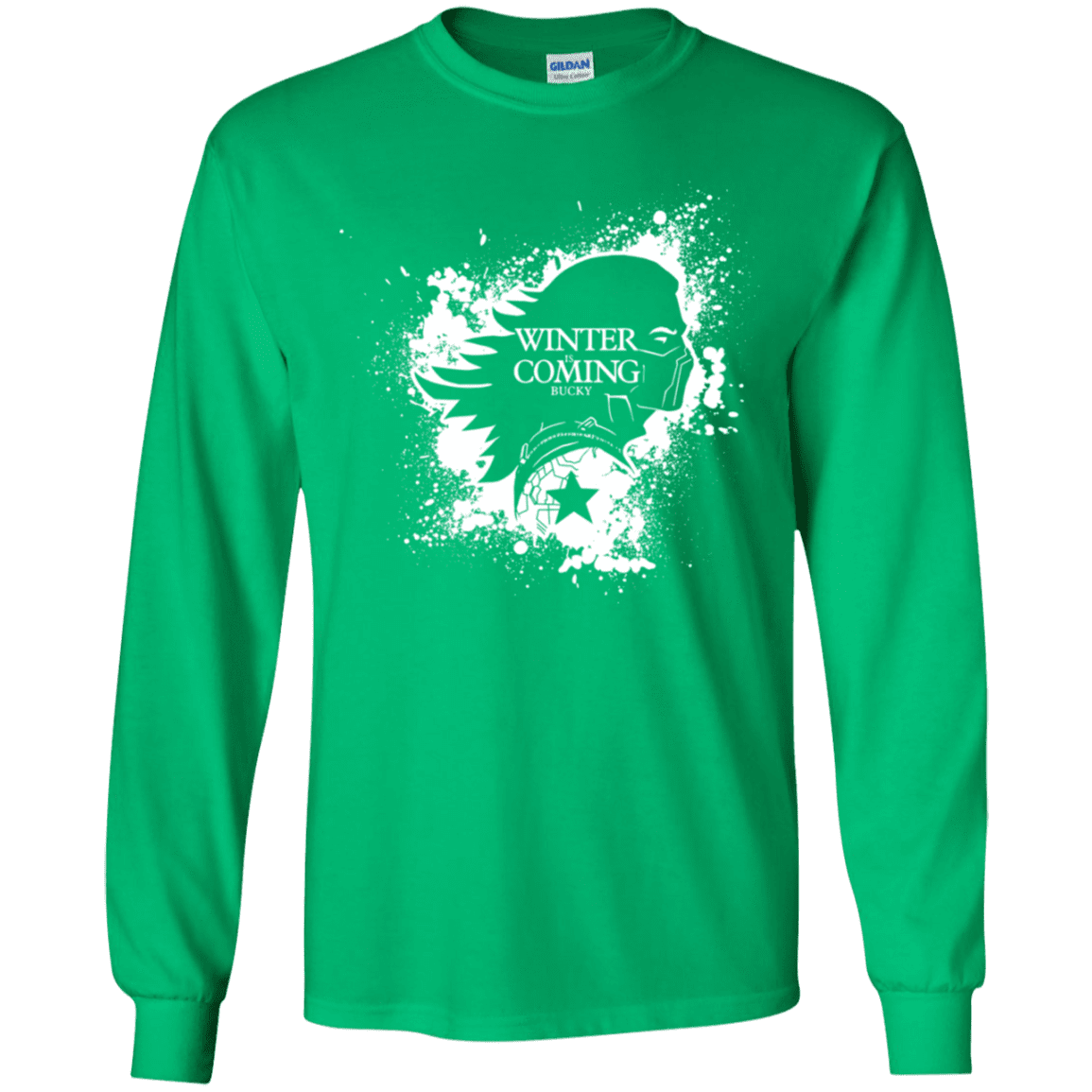T-Shirts Irish Green / YS Bucky Black Youth Long Sleeve T-Shirt