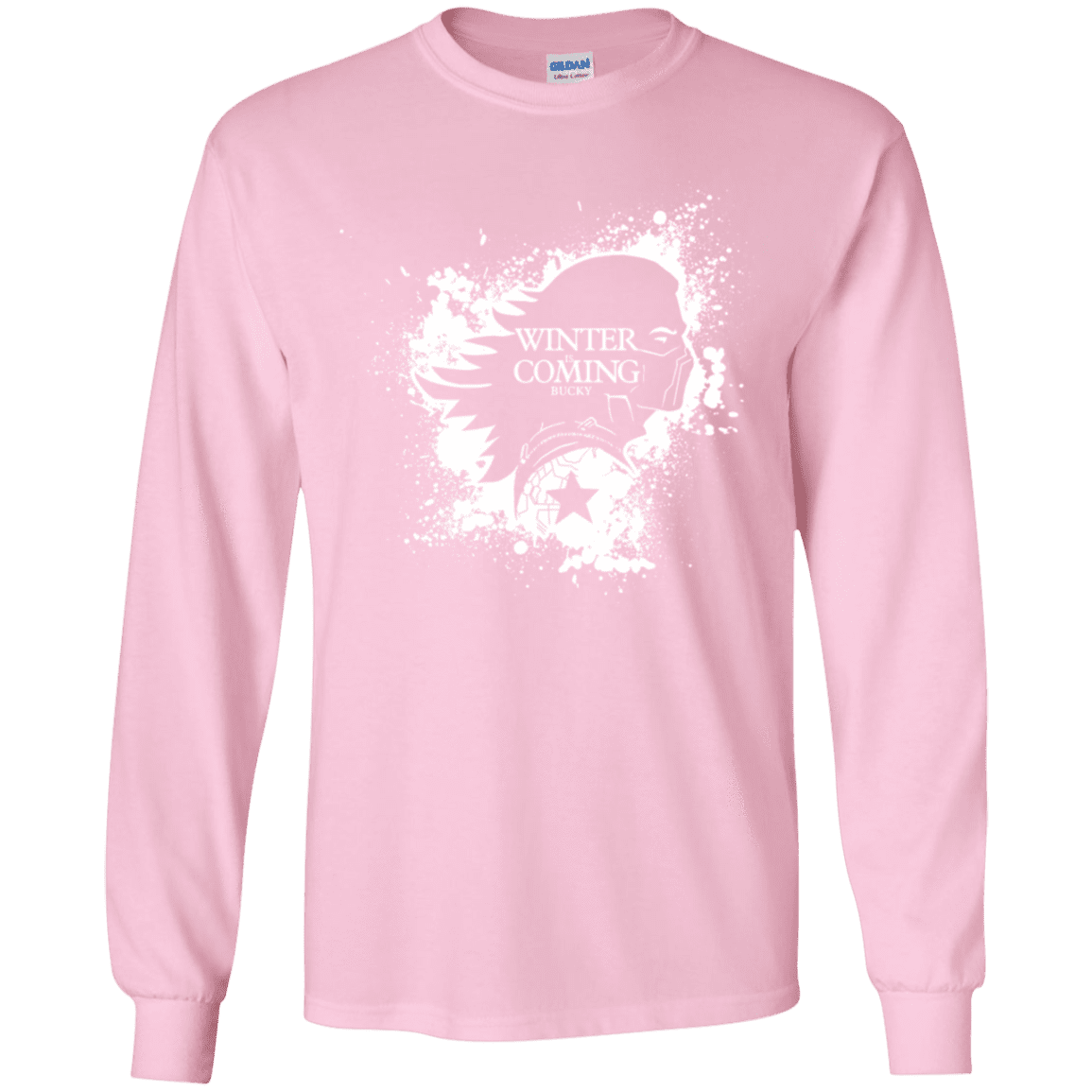 T-Shirts Light Pink / YS Bucky Black Youth Long Sleeve T-Shirt
