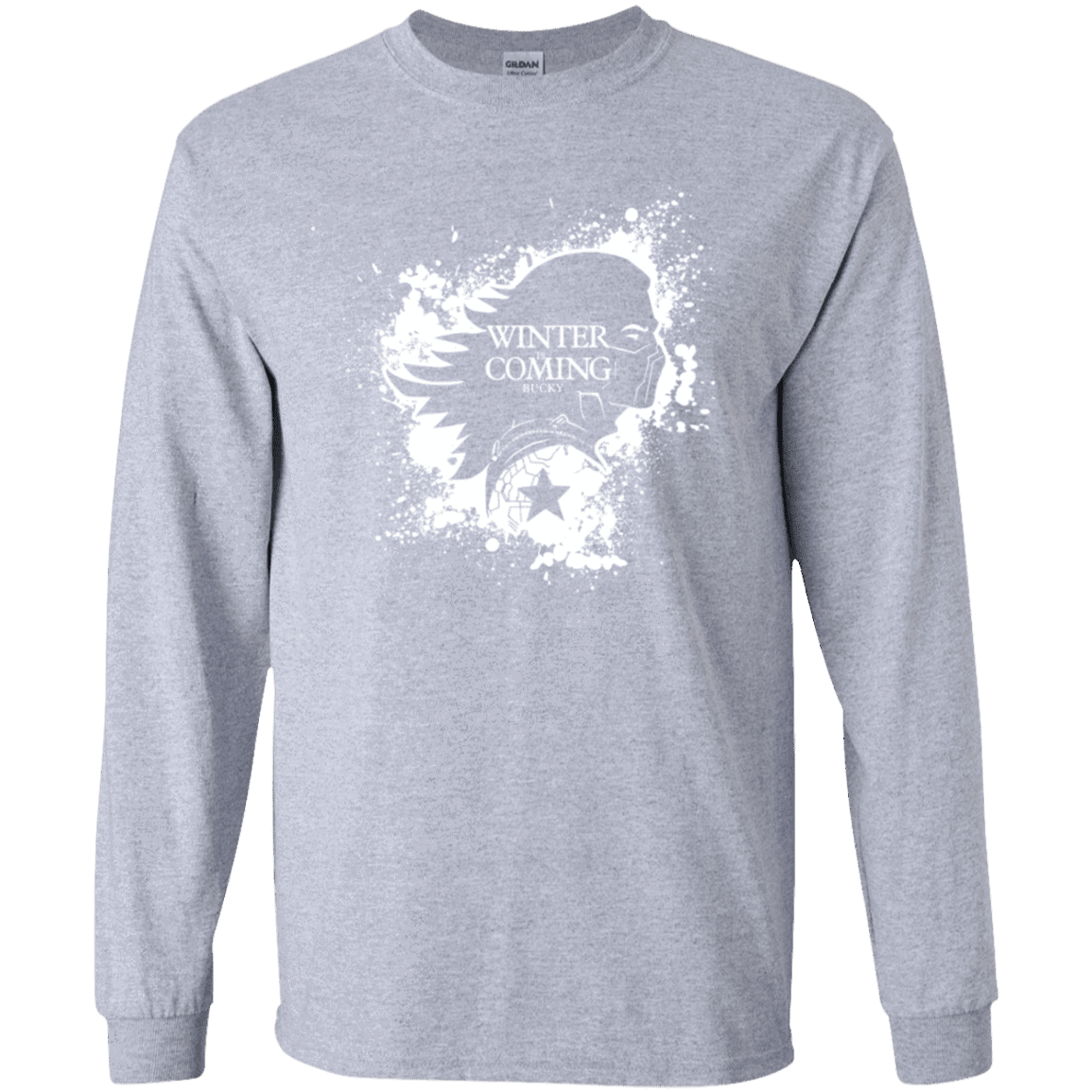 T-Shirts Sport Grey / YS Bucky Black Youth Long Sleeve T-Shirt