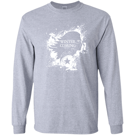 T-Shirts Sport Grey / YS Bucky Black Youth Long Sleeve T-Shirt