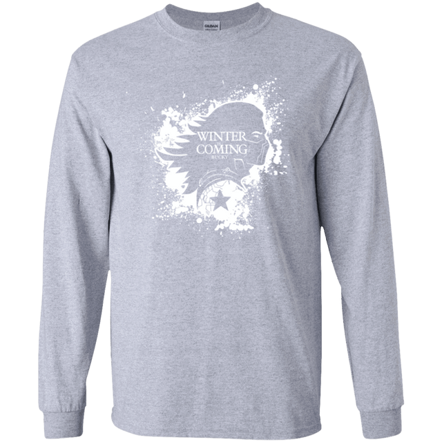 T-Shirts Sport Grey / YS Bucky Black Youth Long Sleeve T-Shirt