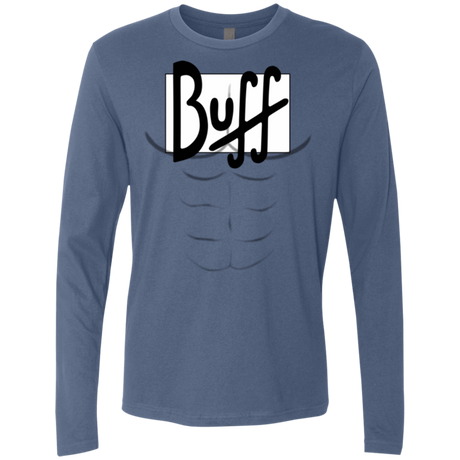 T-Shirts Indigo / Small Buff Men's Premium Long Sleeve