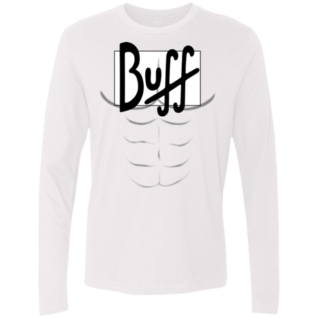 T-Shirts White / Small Buff Men's Premium Long Sleeve