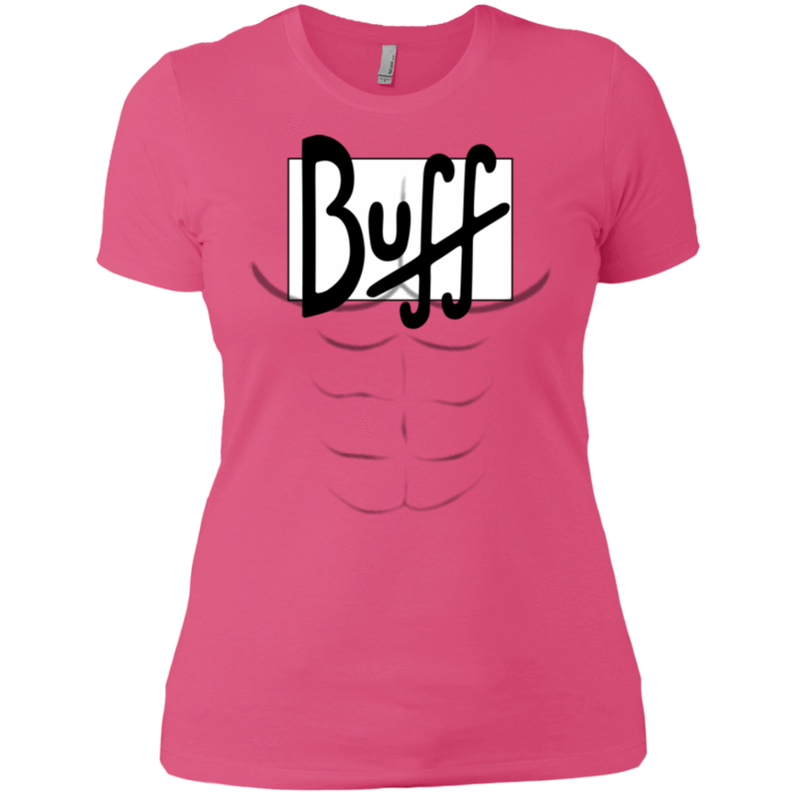 T-Shirts Hot Pink / X-Small Buff Women's Premium T-Shirt