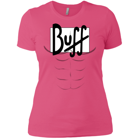 T-Shirts Hot Pink / X-Small Buff Women's Premium T-Shirt
