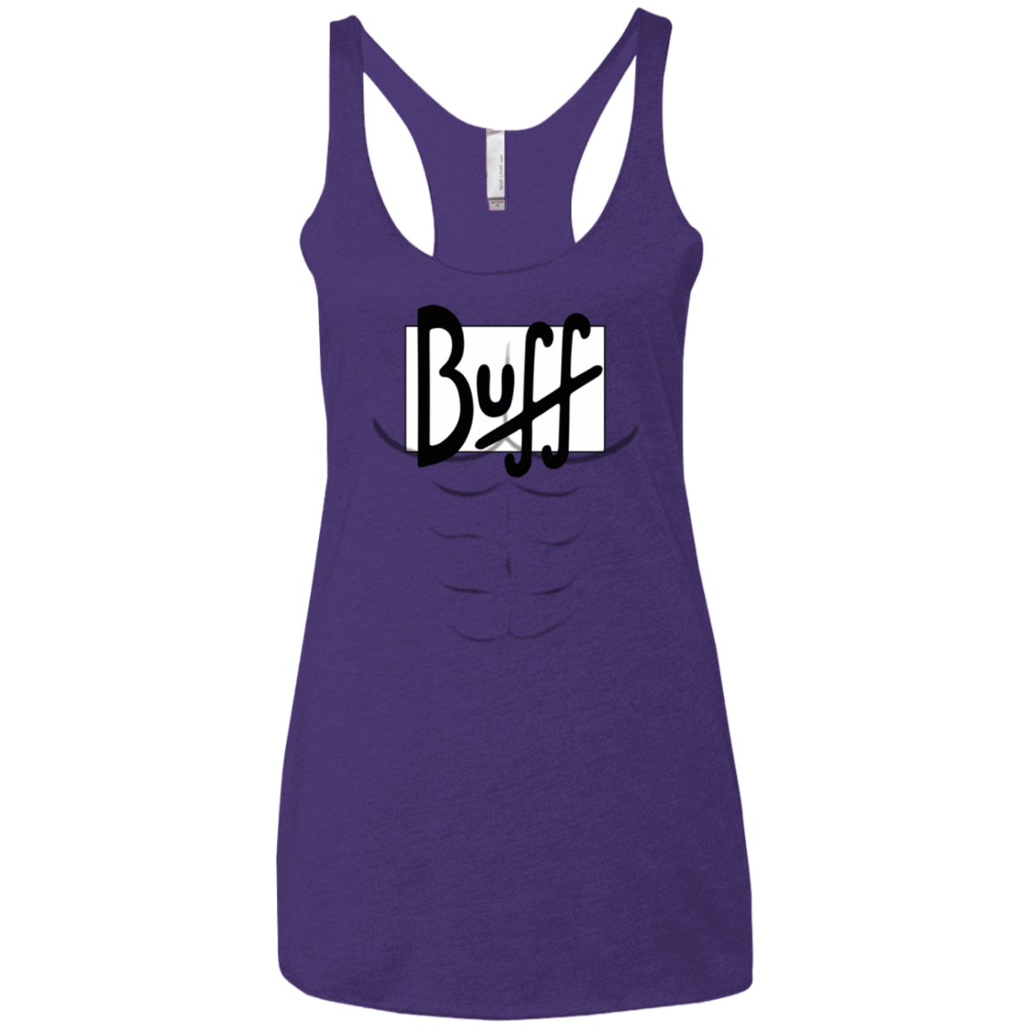 T-Shirts Purple / X-Small Buff Women's Triblend Racerback Tank
