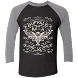 T-Shirts Vintage Black/Premium Heather / S Buffalo Bills Body Lotion Men's Triblend 3/4 Sleeve