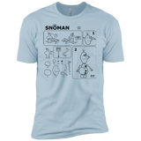 T-Shirts Light Blue / YXS Build a Snowman Boys Premium T-Shirt