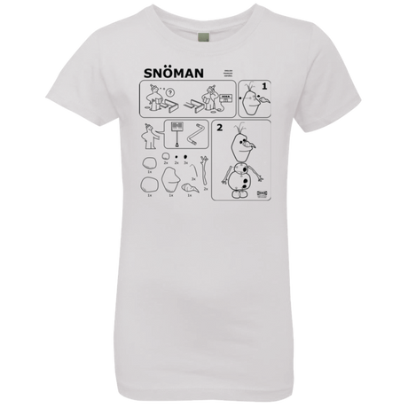T-Shirts White / YXS Build a Snowman Girls Premium T-Shirt