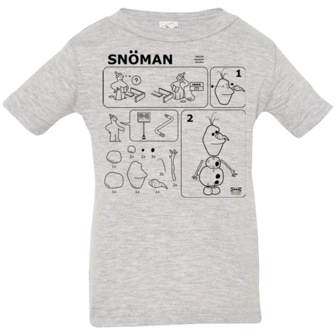 T-Shirts Heather / 6 Months Build a Snowman Infant Premium T-Shirt