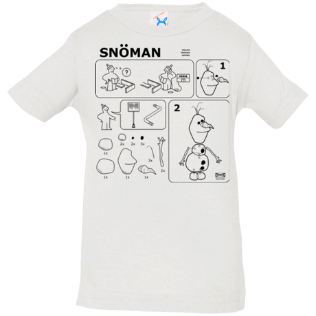 T-Shirts White / 6 Months Build a Snowman Infant Premium T-Shirt