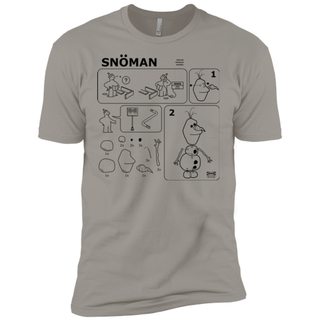 T-Shirts Light Grey / X-Small Build a Snowman Men's Premium T-Shirt