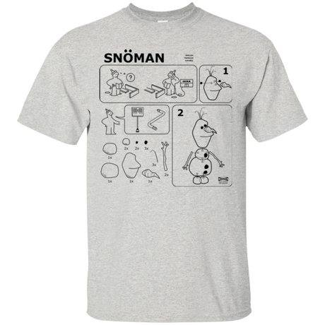 T-Shirts Ash / Small Build a Snowman T-Shirt